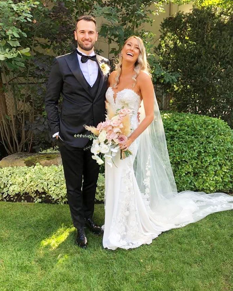 Weddings by David newly wed