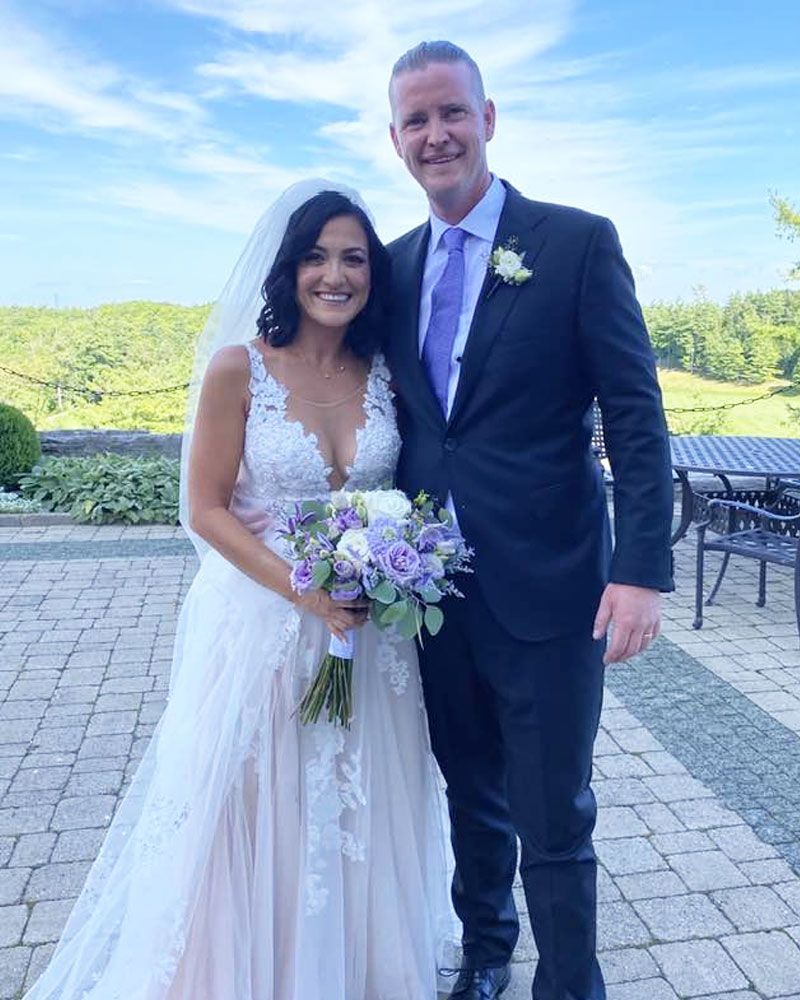 Weddings by David newly wed