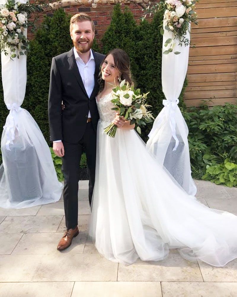 Weddings by David newly wed