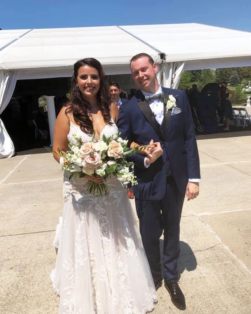 Weddings by David newly wed