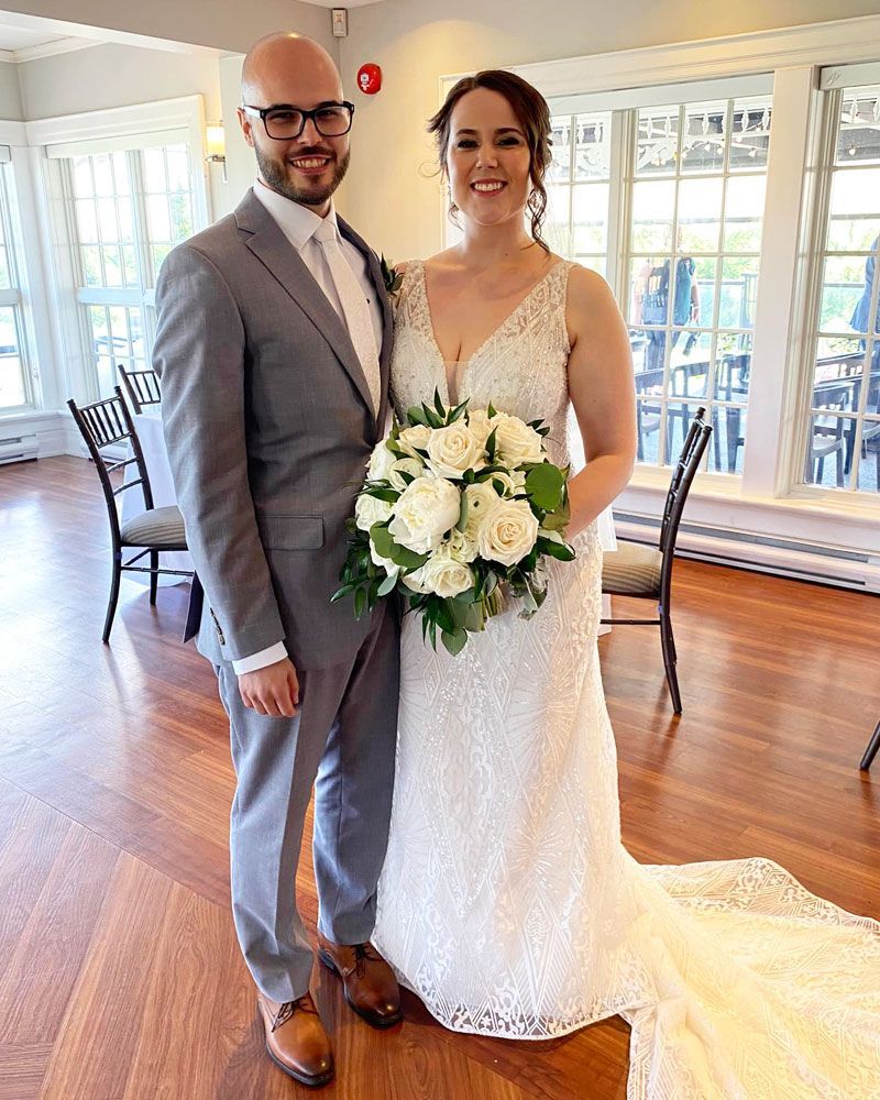 Weddings by David newly wed