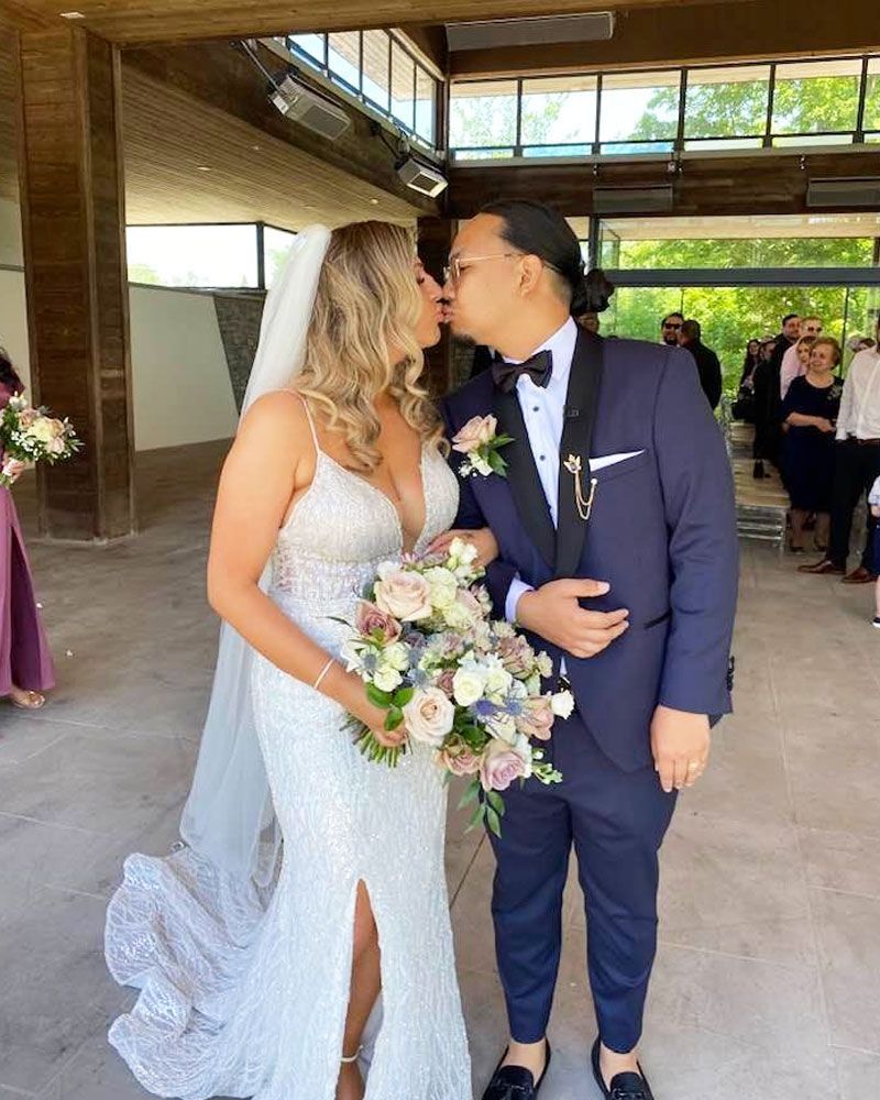 Weddings by David newly wed