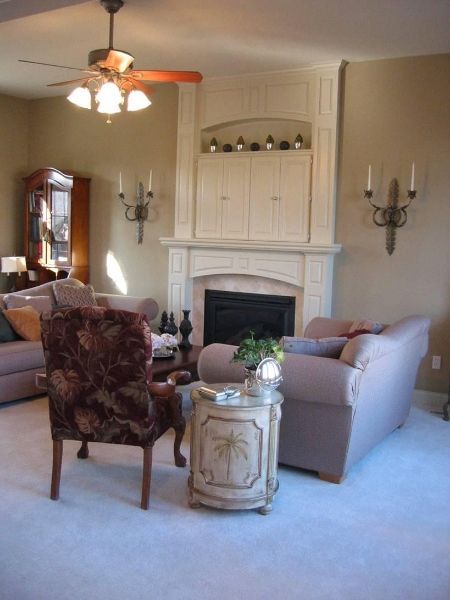 Sofa and Fireplace – Orange County, CA – Designing Women of OC