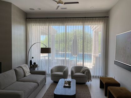 tv room sheer curtains