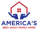 A logo for america 's best adult family home