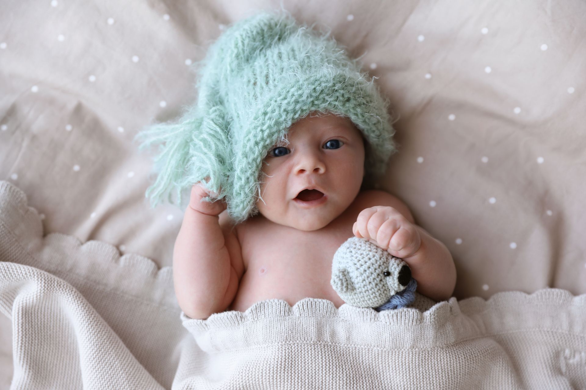 Cute baby in a hat