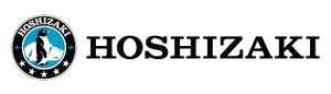 A logo for hoshizaki with a penguin on it