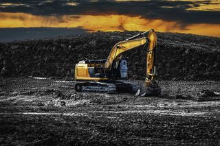 Yellow Excavator — Northwood, NH — Tasker MD Construction