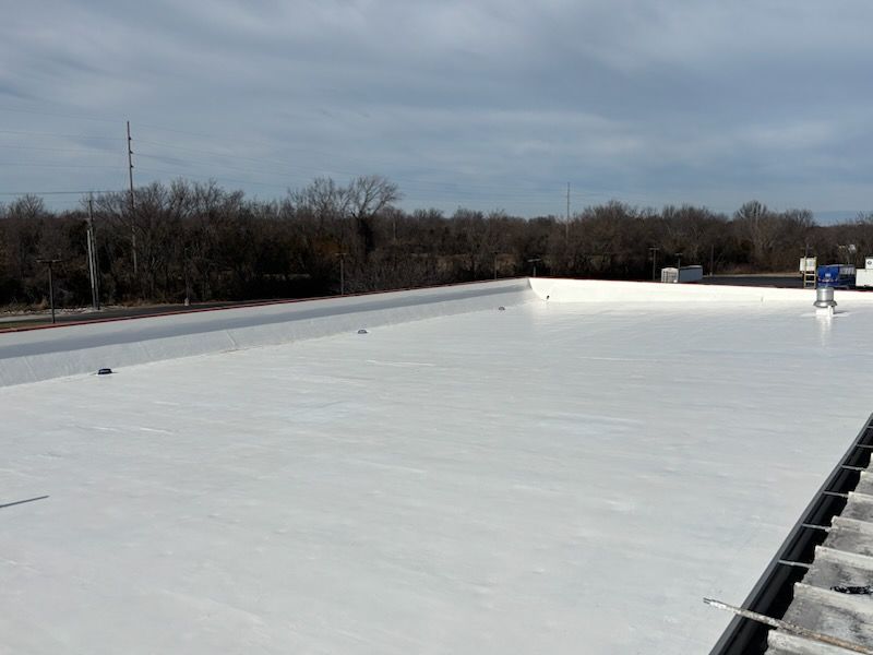White Commercial Flat Roof