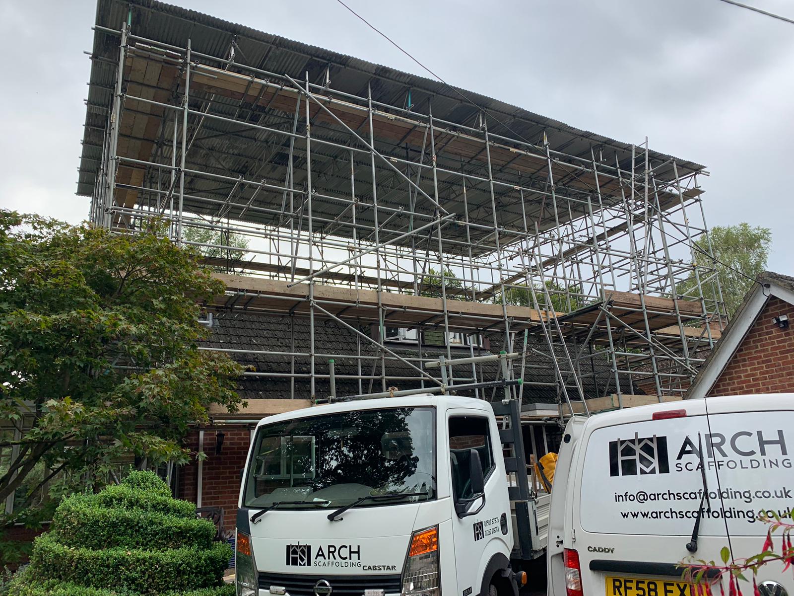 roof access scaffold lift scaffolding tower aldershot