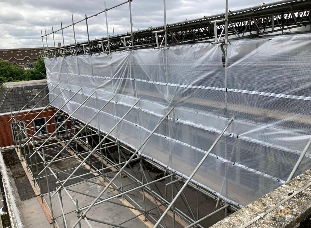 commerical scaffolding structure surrey