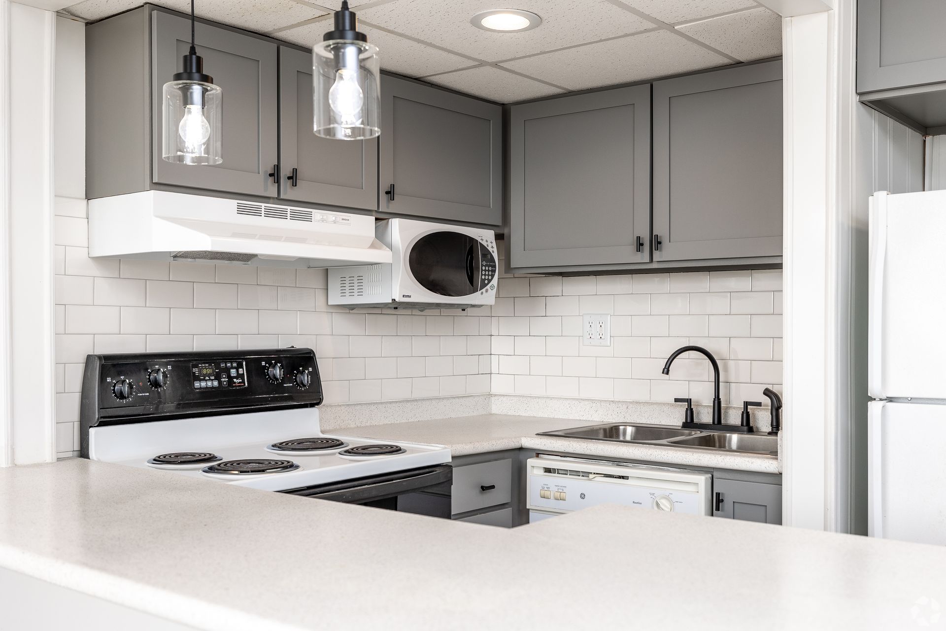 The McCoy @ 8035 Apartments For Rent Renovated Kitchen