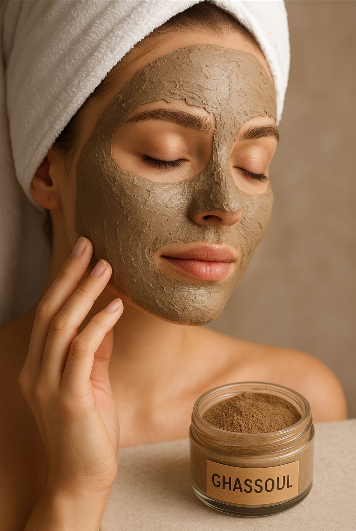 100% pure Ghassoul klei poeder