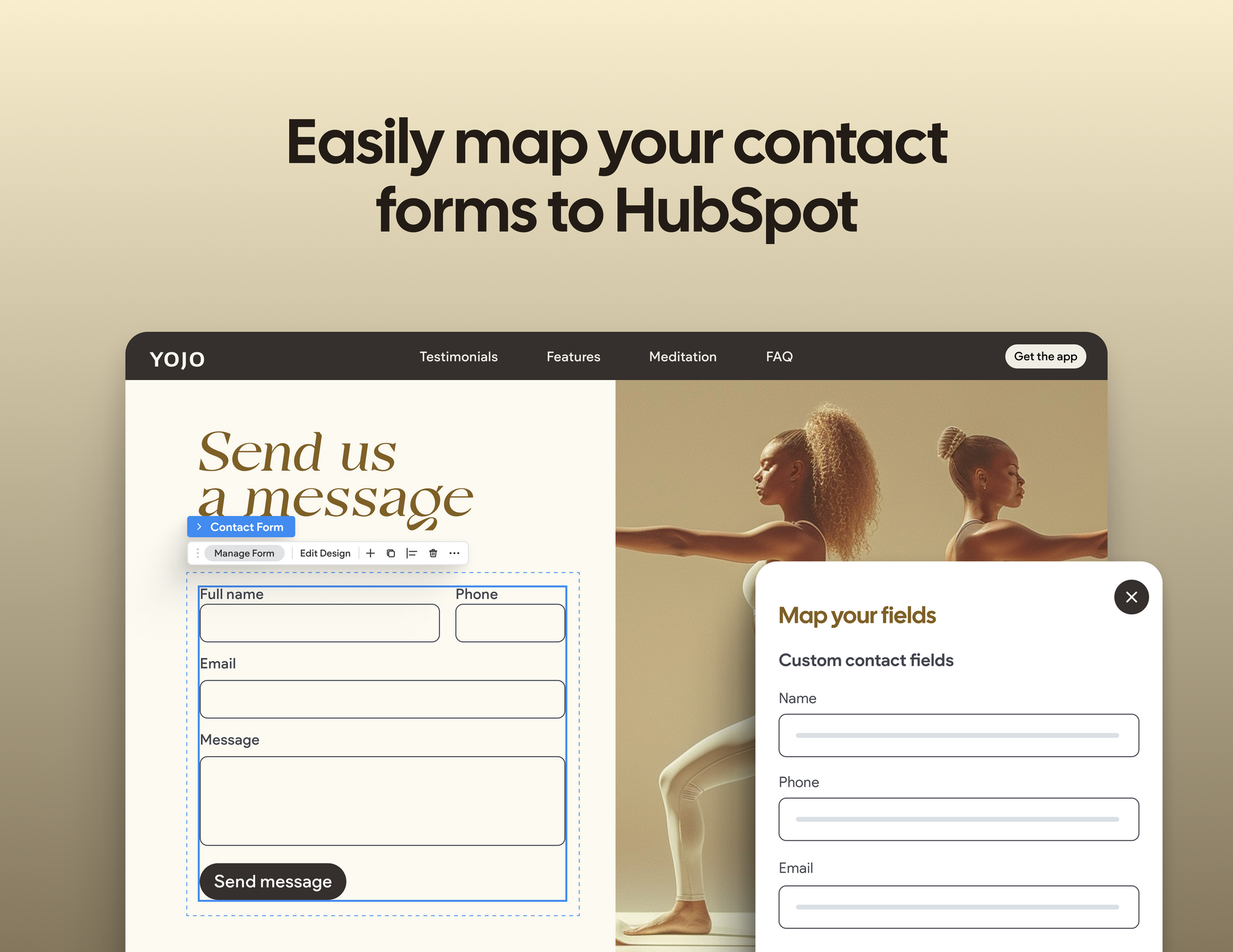 Hubspot Connector | Connect Hubspot to your website | Duda App Store