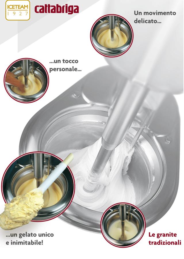 Mantecatore verticale professionale per gelato - Lt.60/orari - Linea  gelateria artigianale professionale - Macchine da gelato /