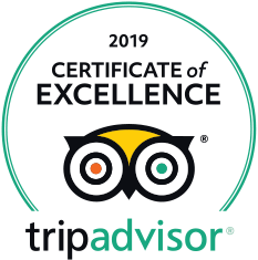 2019 trip advisor certificate for Bosphorous Turkish restaurant