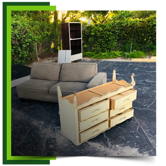 An image of junk furniture