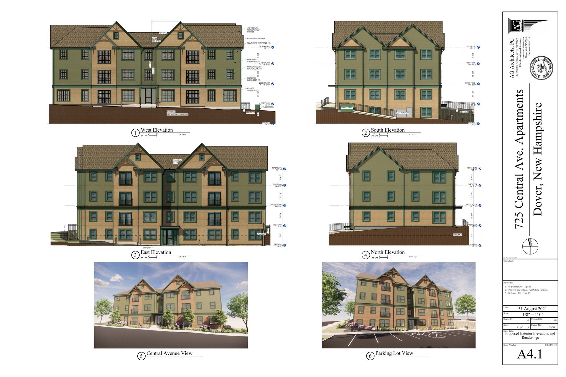 A drawing of a building with a lot of windows