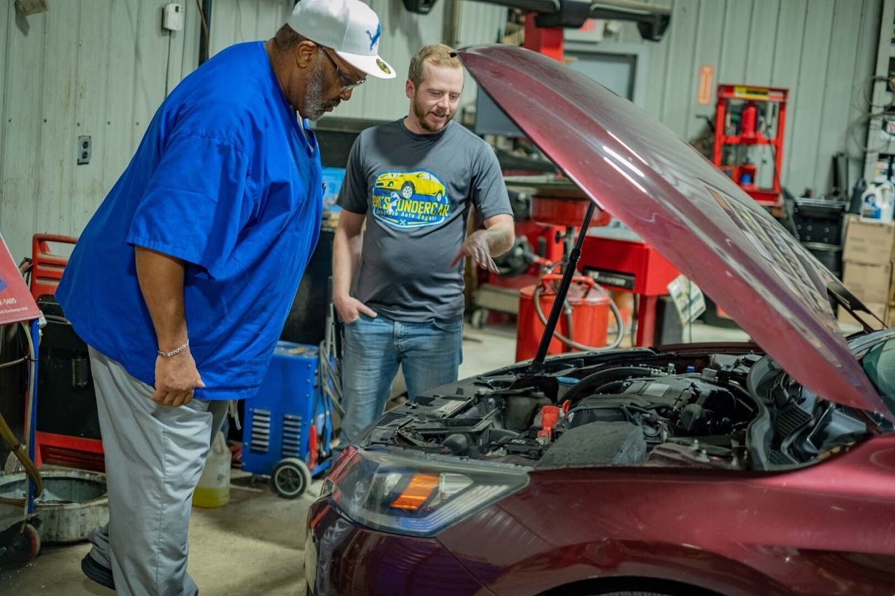 Our Mechanics are Working on Vehicle - Phil's Complete Auto Repair