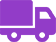 A purple delivery truck with a white box on the back. | Phil's Complete Auto Repair