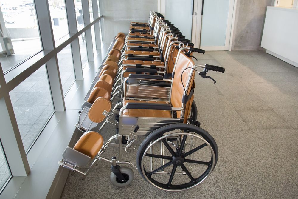 Wheelchairs — Gold Coast Linen Hire in Tugun, QLD