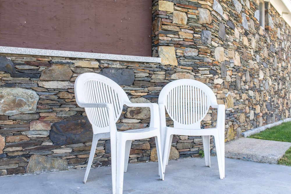 Two Plastic Chairs — Gold Coast Linen Hire in Tugun, QLD