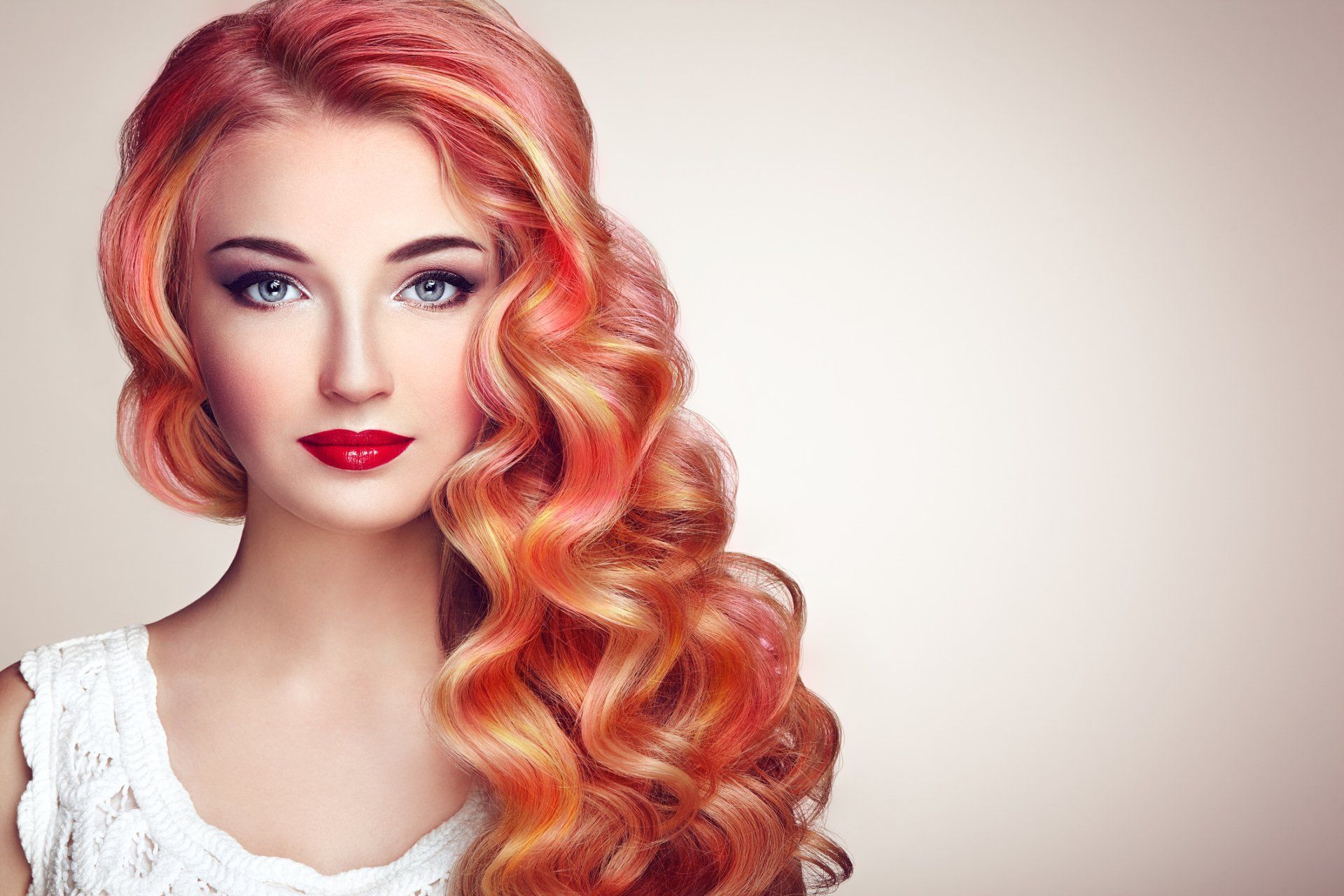 Woman with Red Hair | Dallas, TX | Margie's Wig Salon
