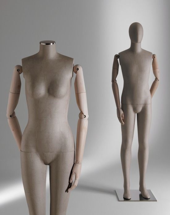 manichini in cartapesta