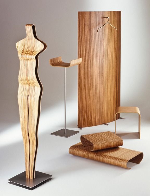 espositori per negozi in legno