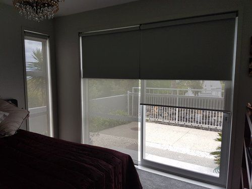 Patio Blinds with  Sunscreen Blinds