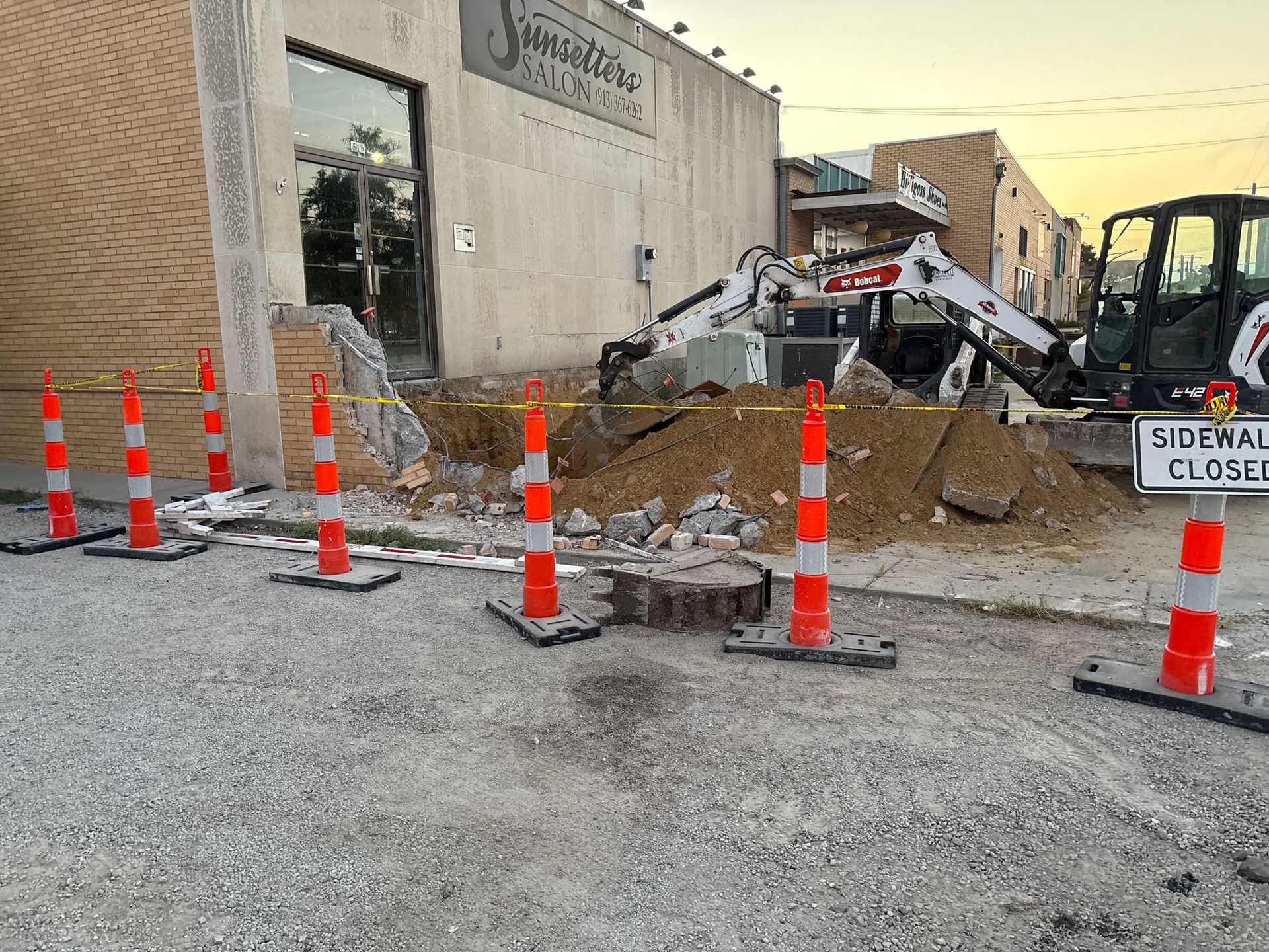 ACHC Atchison Facility Construction - Rear entrance demolition