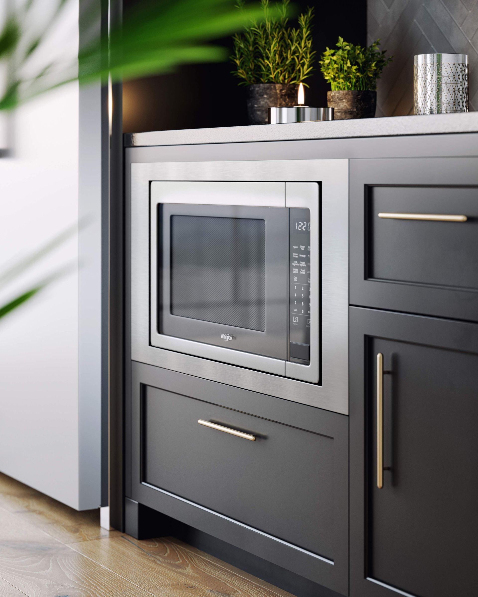 Custom Microwave Trim Kit