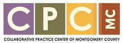 The logo for the collaborative practice center of montgomery county