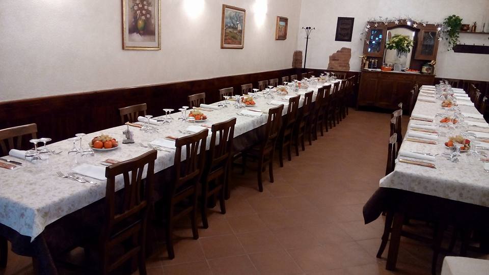 Locale allestito per cene aziendali