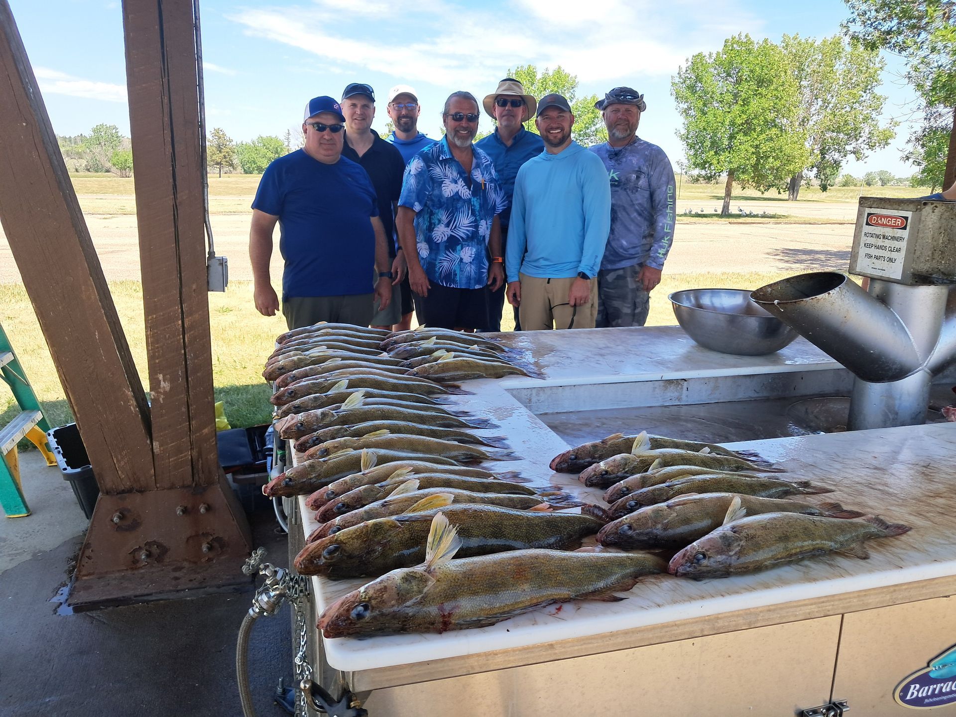 Walleye fishing guide on Lake Sakakawea