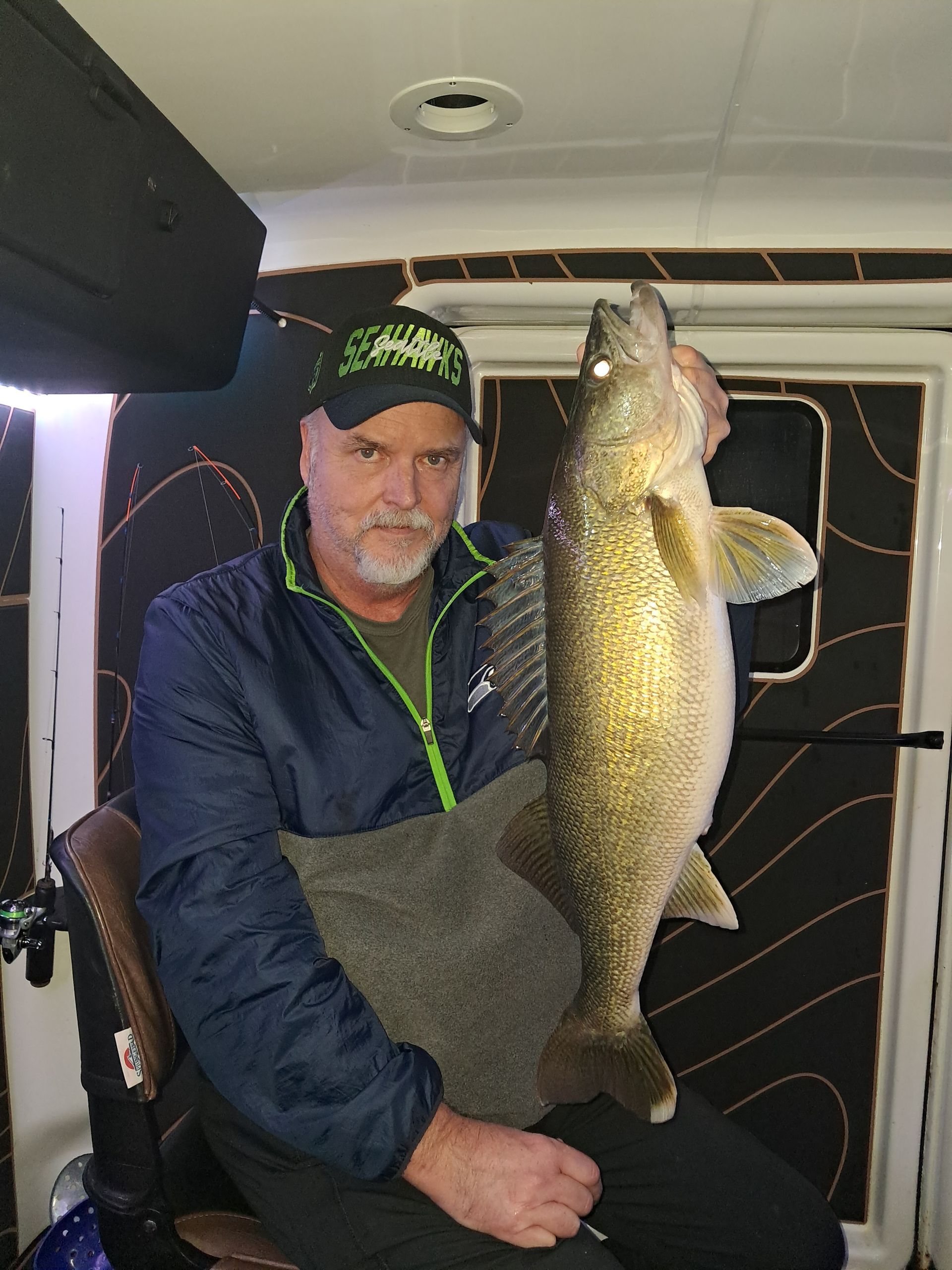 Snobear trips Lake Sakakawea
