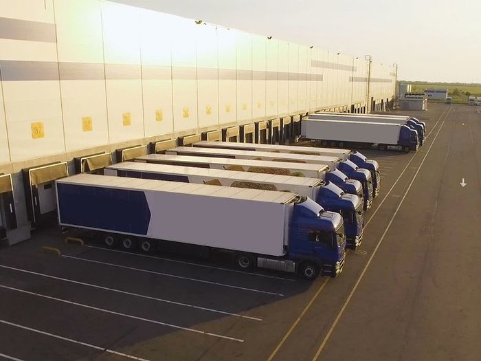 Distribution Warehouse with Trucks Awaiting — Birmingham, AL — Jordan & Associates