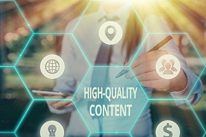High-quality content for SEO