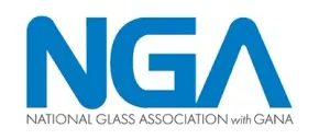 The logo for the national glass association with gana