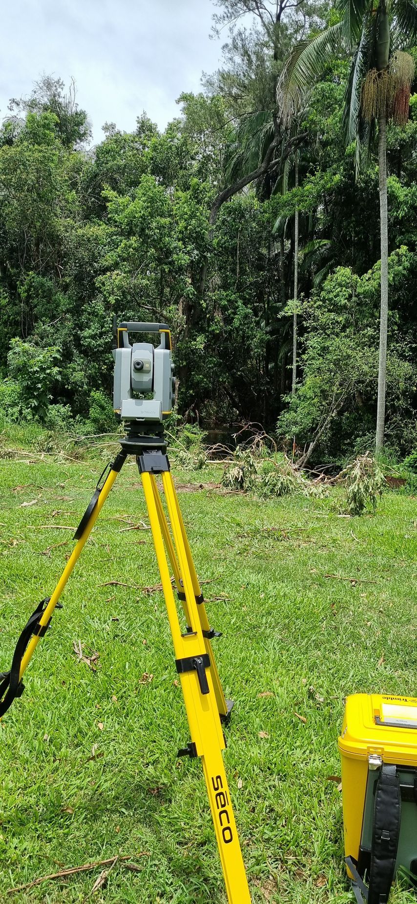 Surveying Instrument on a Tripod — Next Step Surveying in Aroona, QLD
