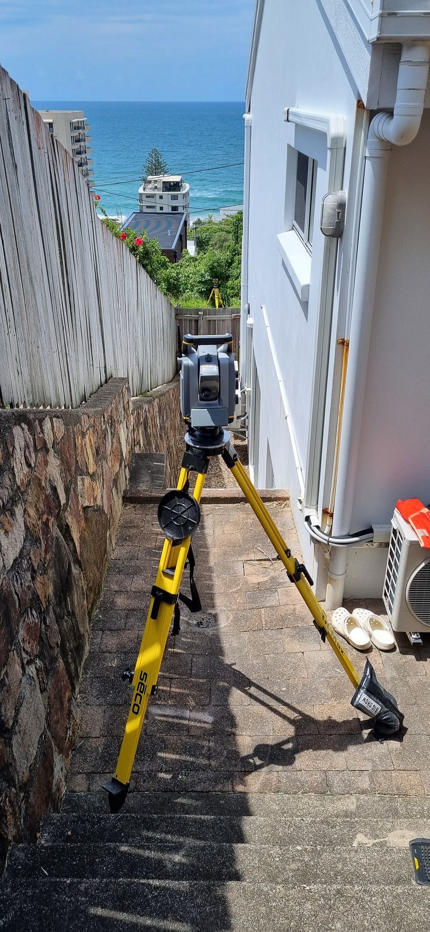 Surveying Instrument on a Tripod — Next Step Surveying in Mooloolaba, QLD