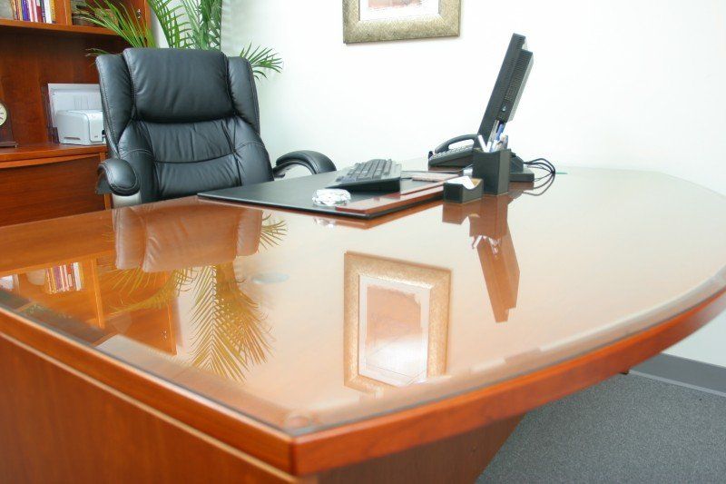 protective glass for desk