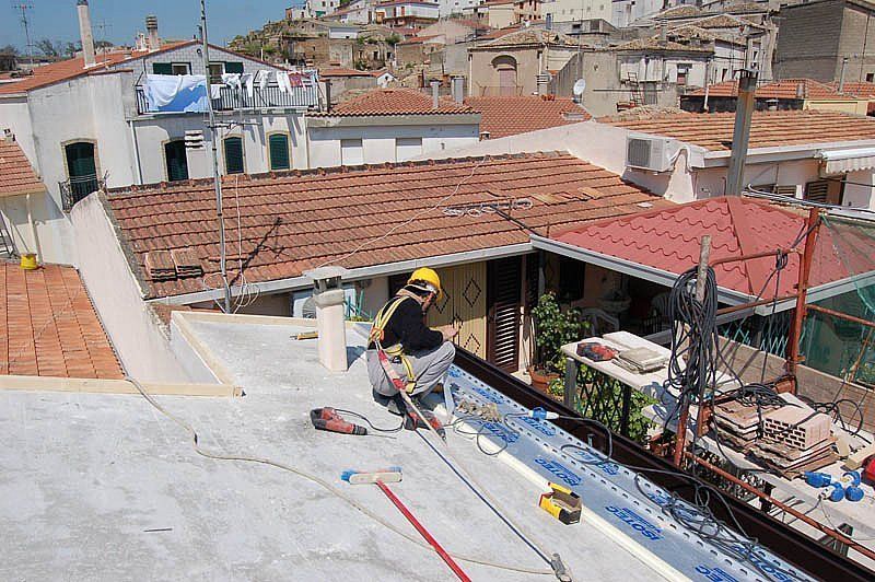 Copertura con sistema isotec