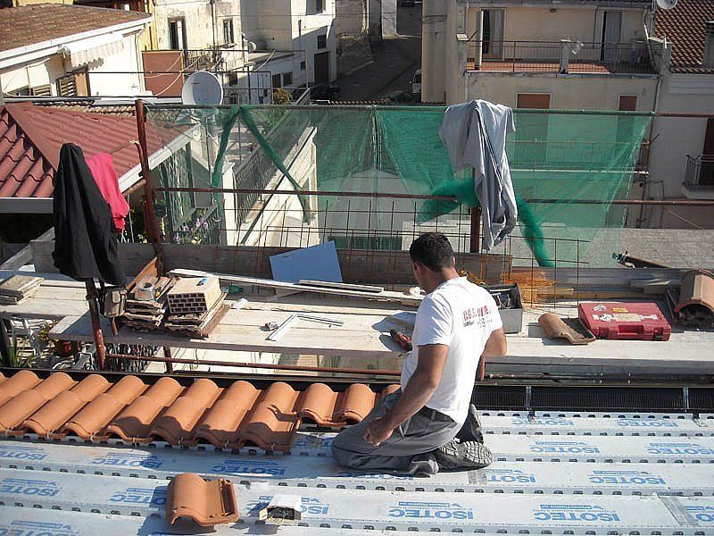 Copertura con sistema isotec