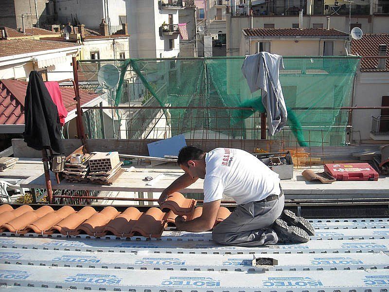 Copertura con sistema isotec