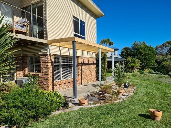 pergola construction after carpentry Huon valley