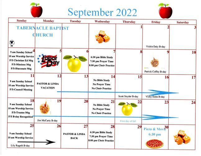 September 2022 Calendar