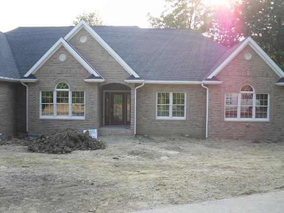 Street view of new home — new gutter installation in Potomac, IL