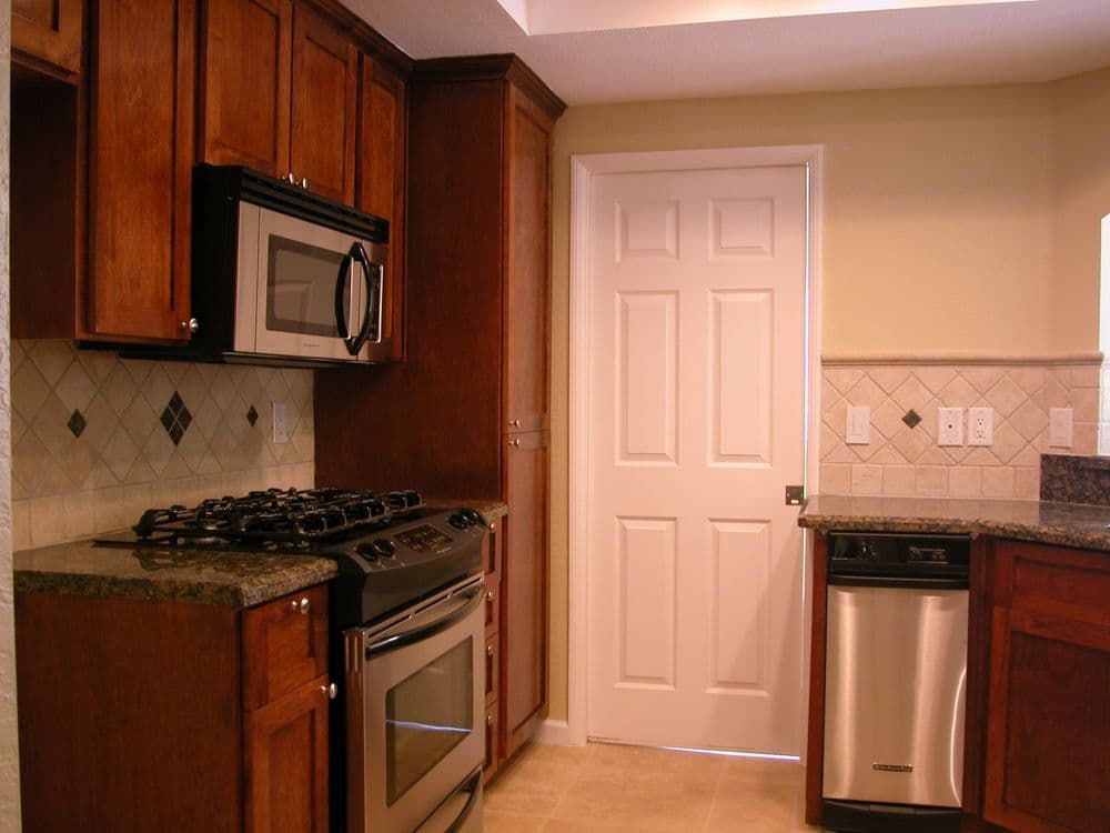 Kitchen wooden cabinets