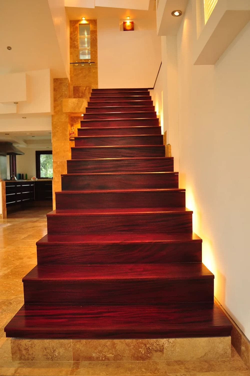 Wooden stairs